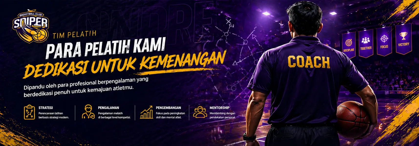 Tim Pelatih Sniper Basketball